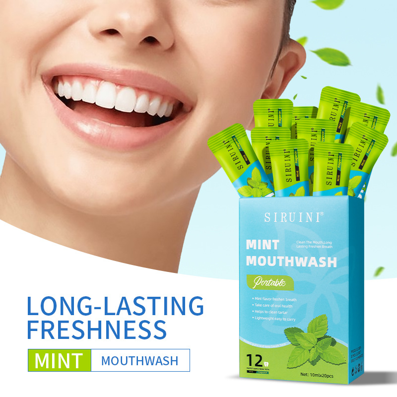 Whitening Mouthwash - 20 шт. одноразовые жидкости для полоскания