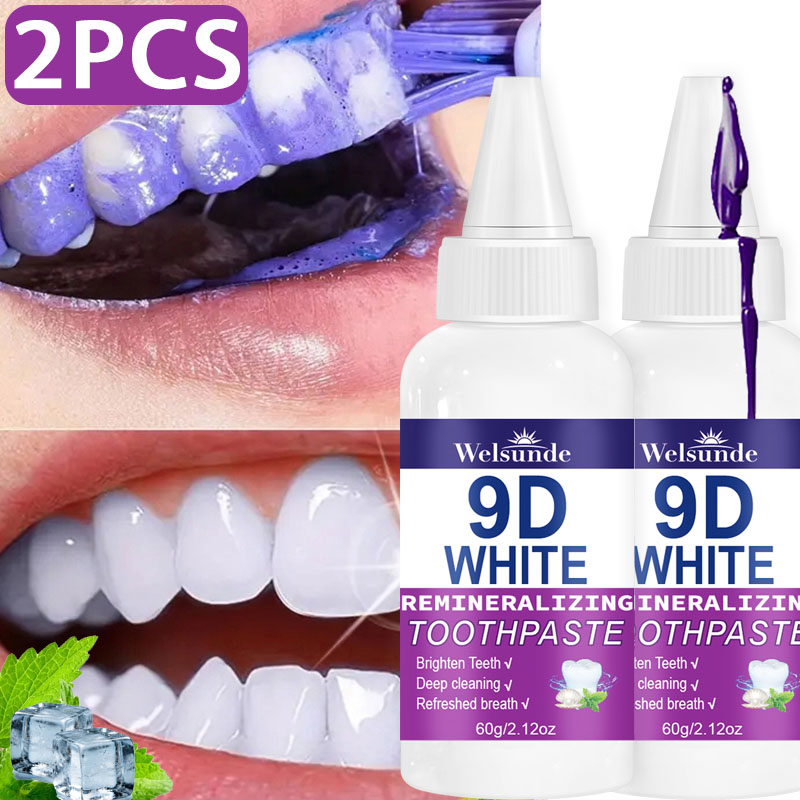 Remineralizing Toothpaste - 2 шт. отбеливающей зубной пасты для