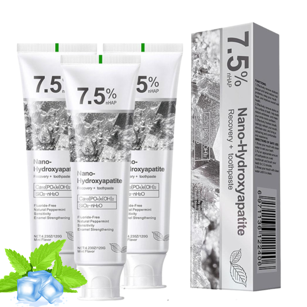 Remineralizing Toothpaste - Зубная паста с 7,5% нано-гидроксиапатитом для
