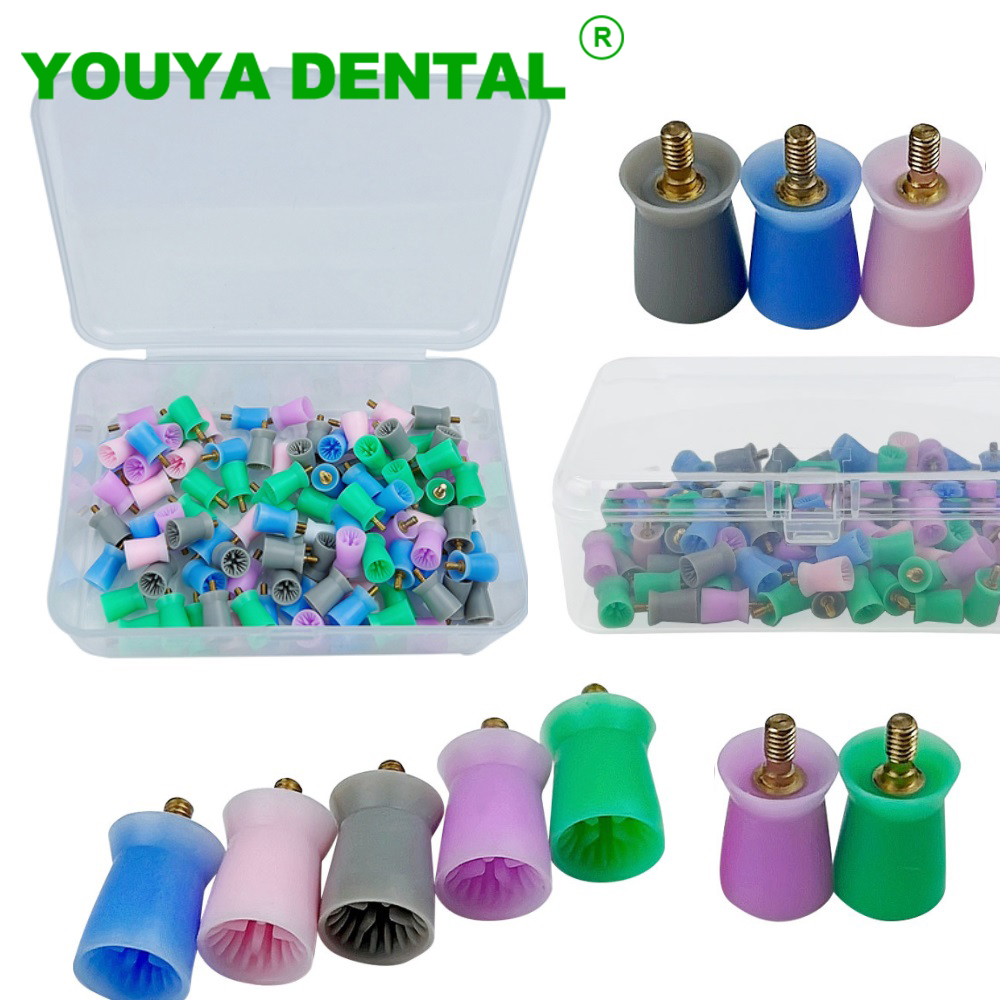 Teeth Whitening Brush - 100 шт./упак. Стоматологические полировочные чашки для