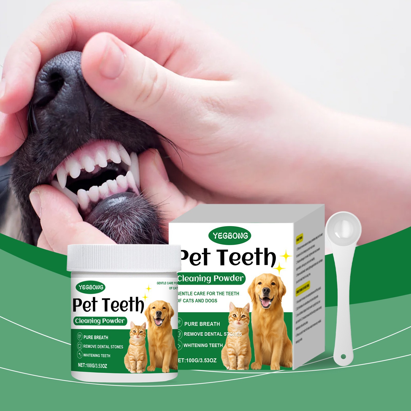 Teeth Whitening Powder - Порошок для чистки зубов домашних животных