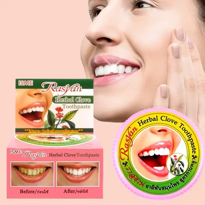 Teeth Whitening Powder - Тайский зубной порошок с гвоздикой и