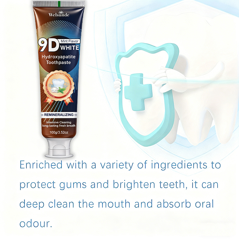 Зубная паста 9D WHITE с гидрок – обзор и цена Remineralizing Toothpaste