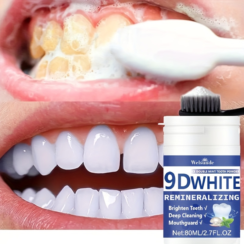 9D белый удаляющий гидроксипат – обзор и цена Teeth Whitening Powder