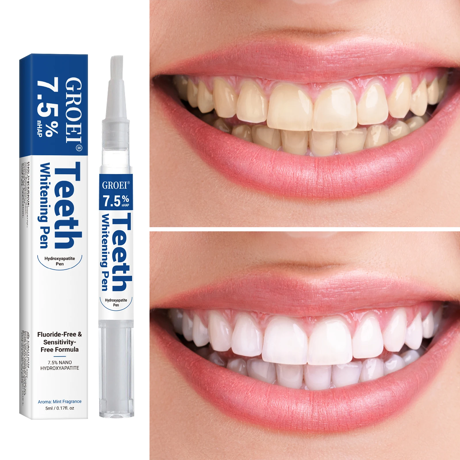 Гидроксипатитовая ручка для от – обзор и цена Teeth Whitening Paste