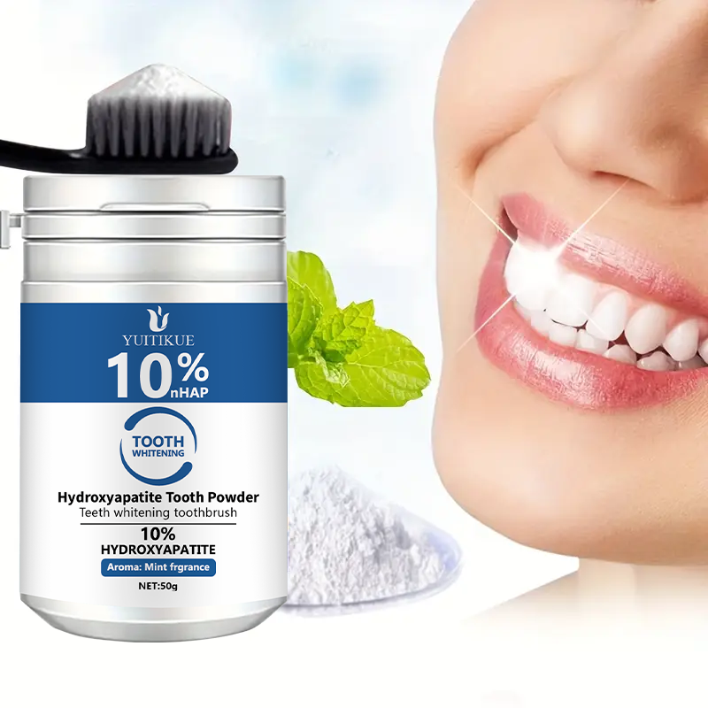 YUTIKUE 10% nHAP Зубной порошо – обзор и цена Teeth Whitening Powder