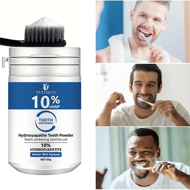 YUTIKUE 10% nHAP Зубной порошо – обзор и цена Teeth Whitening Powder