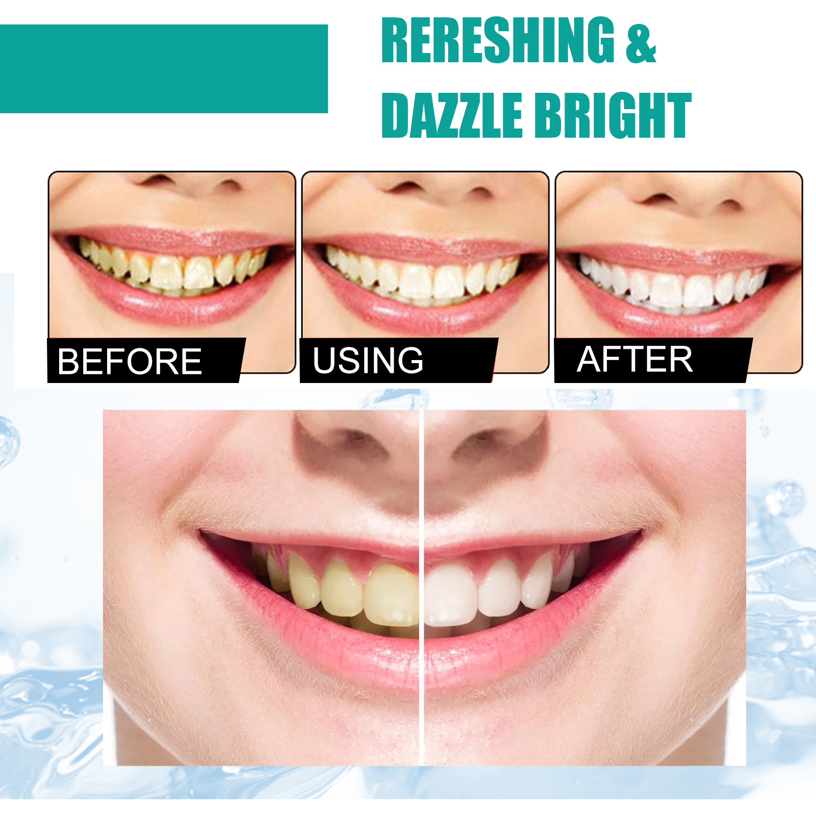 Мятный зубной порошок Свежее д – обзор и цена Teeth Whitening Powder