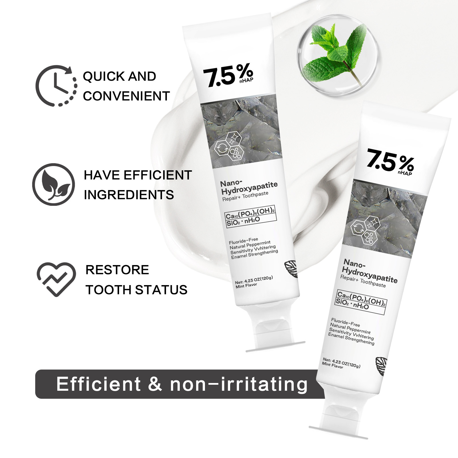 Нано-гидроксиапатитовая зубная – обзор и цена Remineralizing Toothpaste
