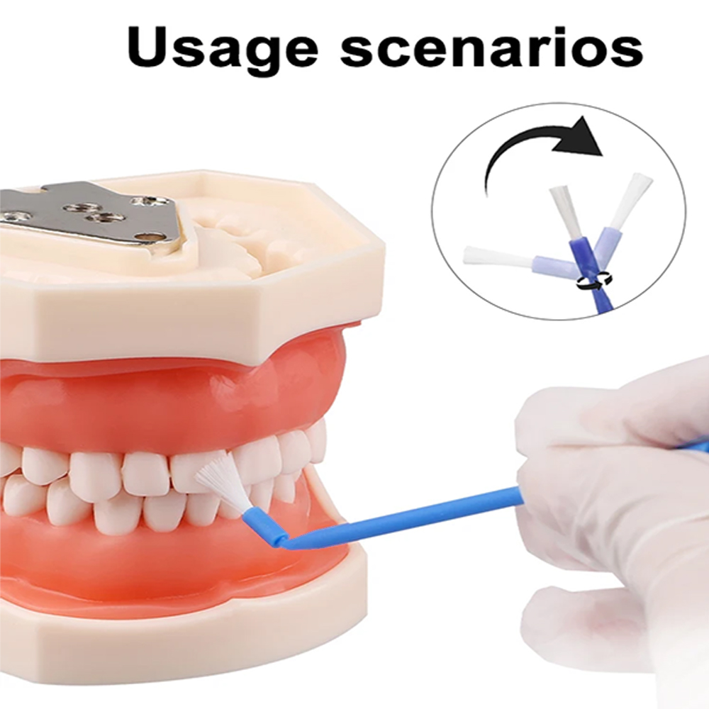 100 шт. одноразовых гибких мик – обзор и цена Teeth Whitening Brush