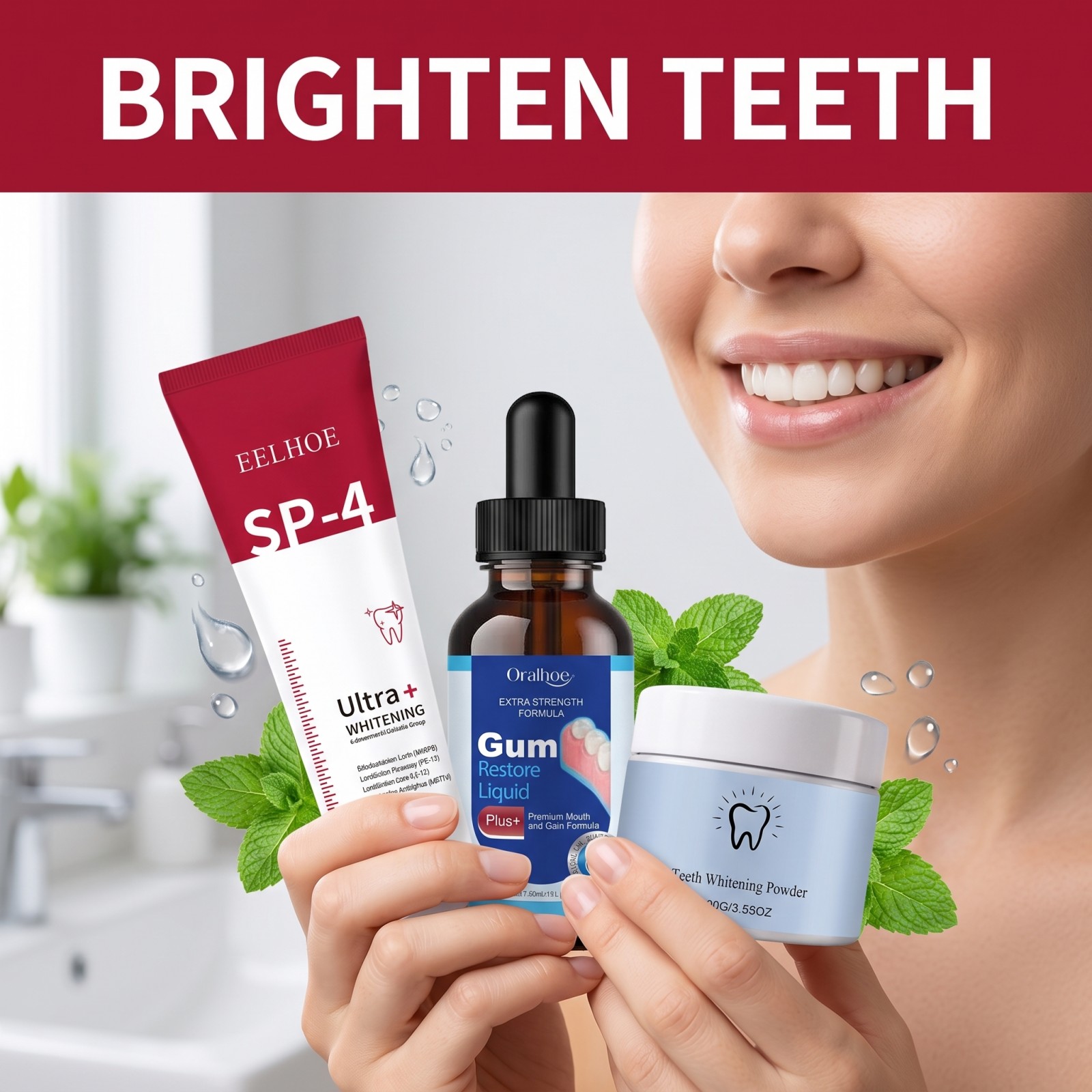 Набор для ухода за полостью рт – обзор и цена Teeth Whitening Powder