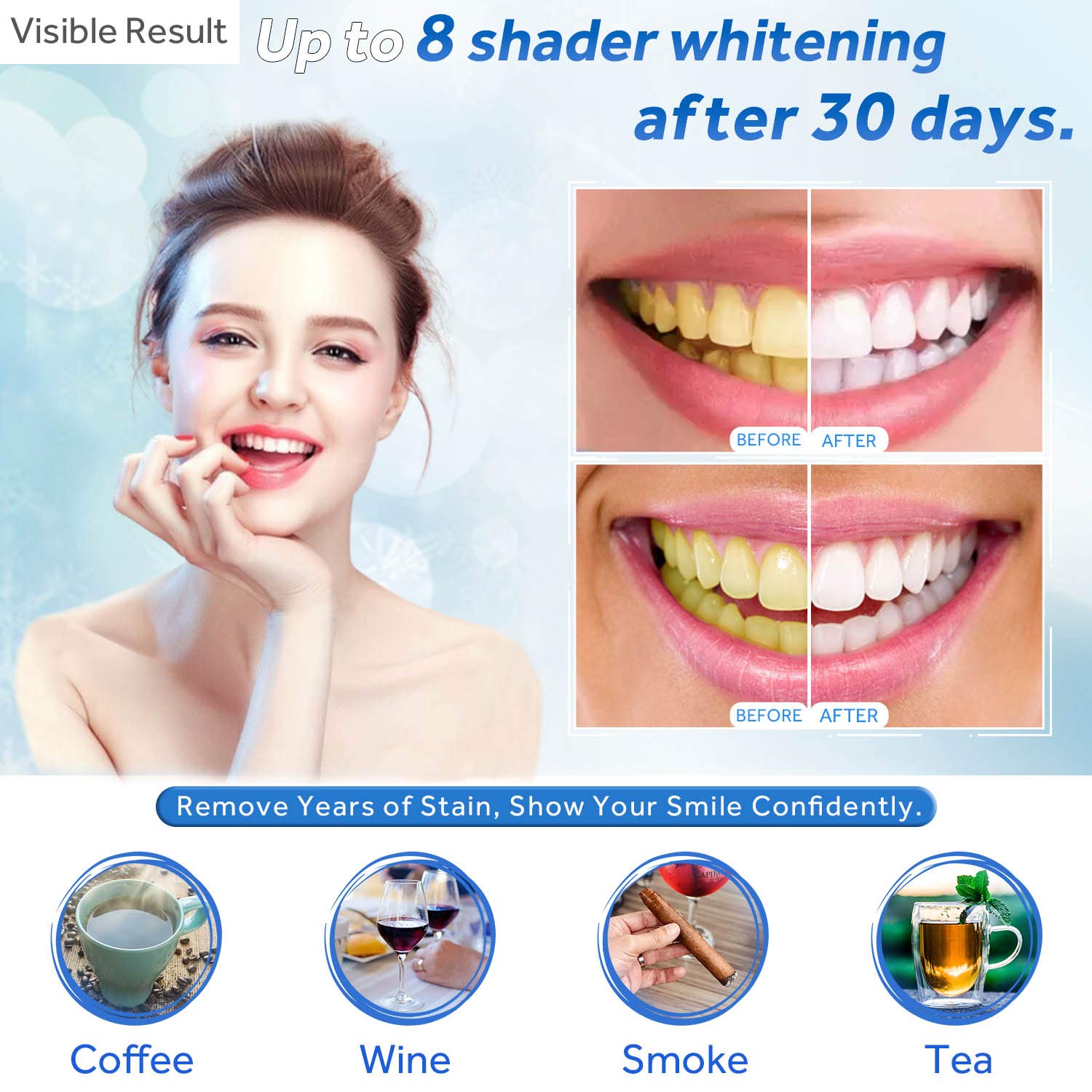 Гель для отбеливания зубов, шп – обзор и цена Teeth Whitening Paste