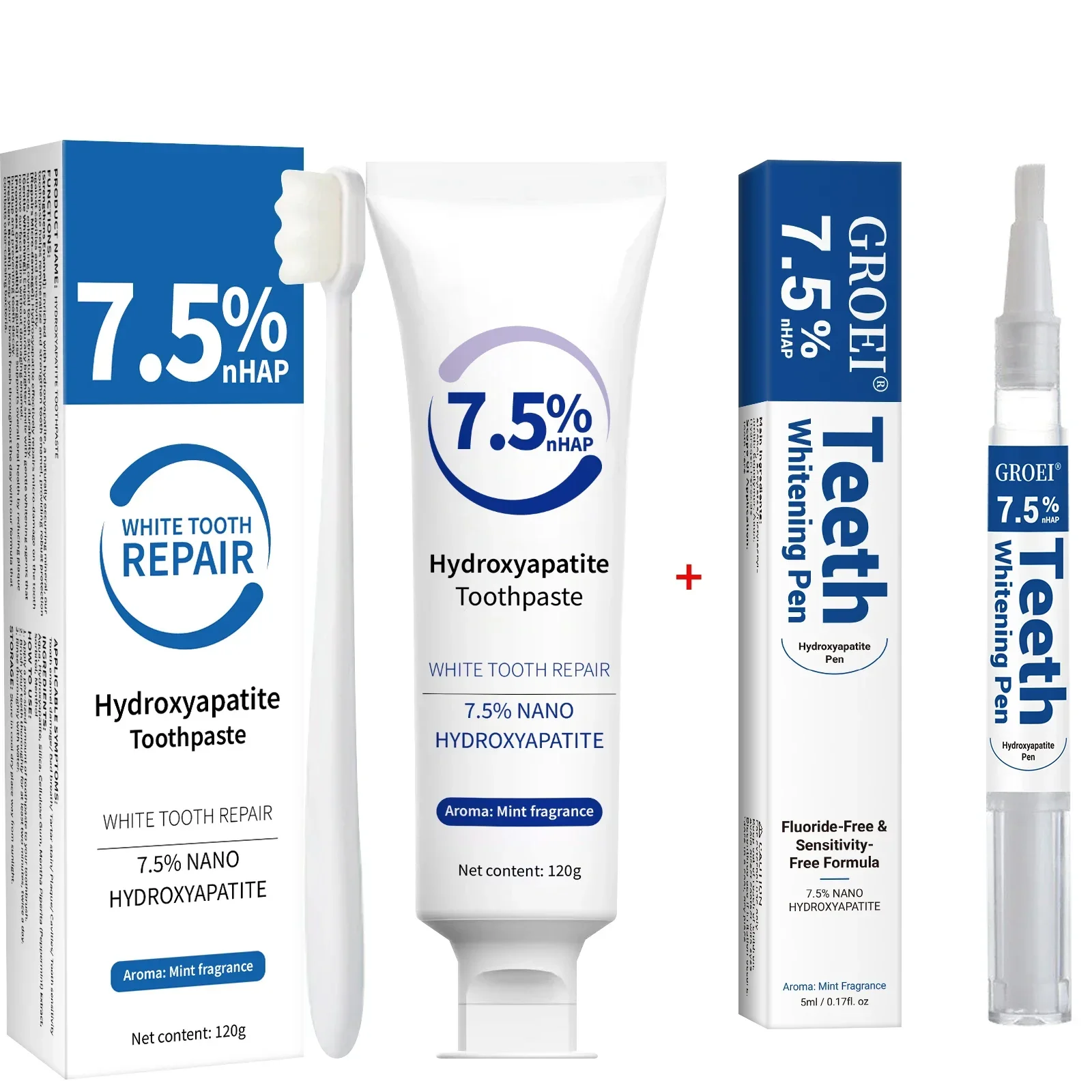 Набор: зубная паста и отбелива – обзор и цена Remineralizing Toothpaste