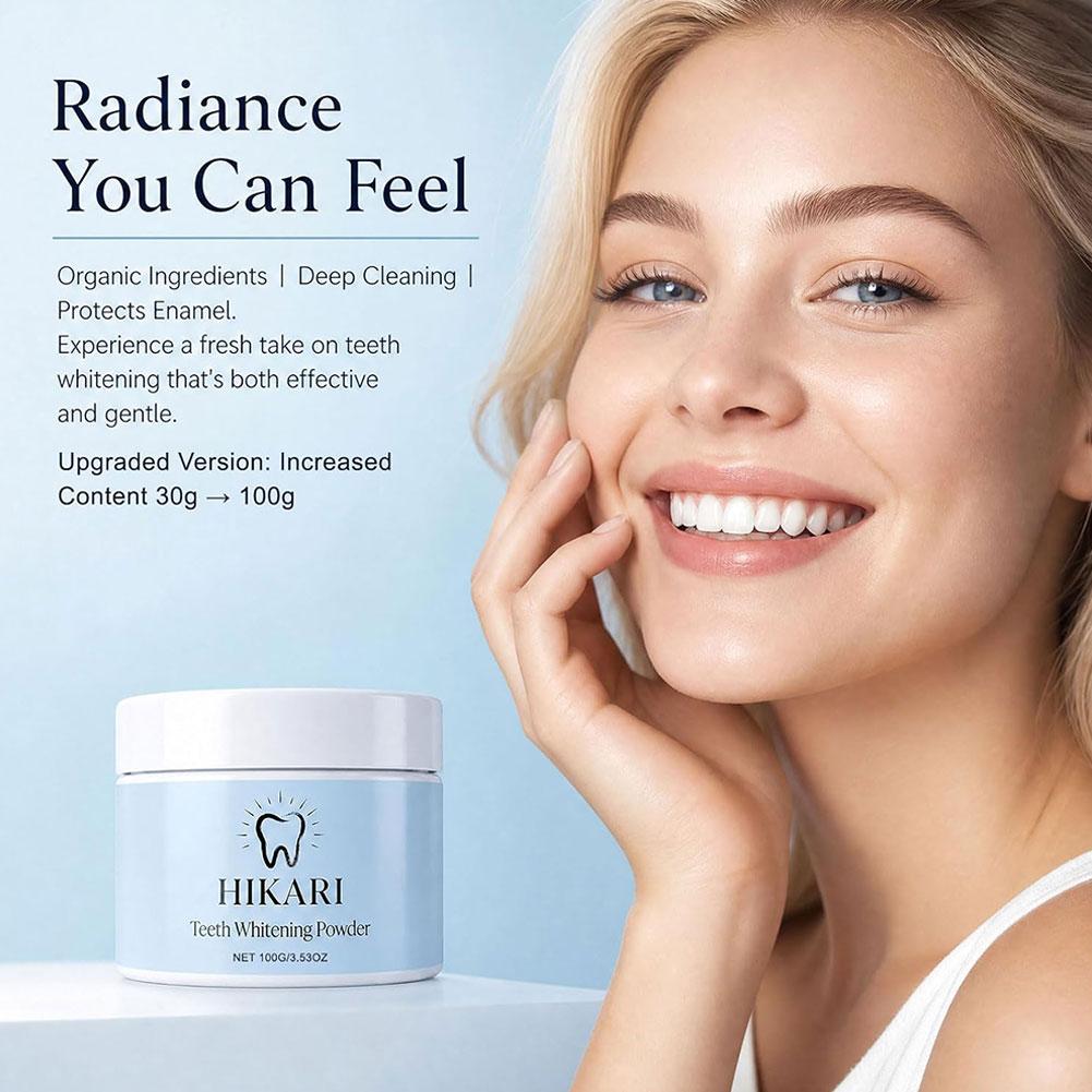 Порошок для чистки зубов HIKAR – обзор и цена Teeth Whitening Powder