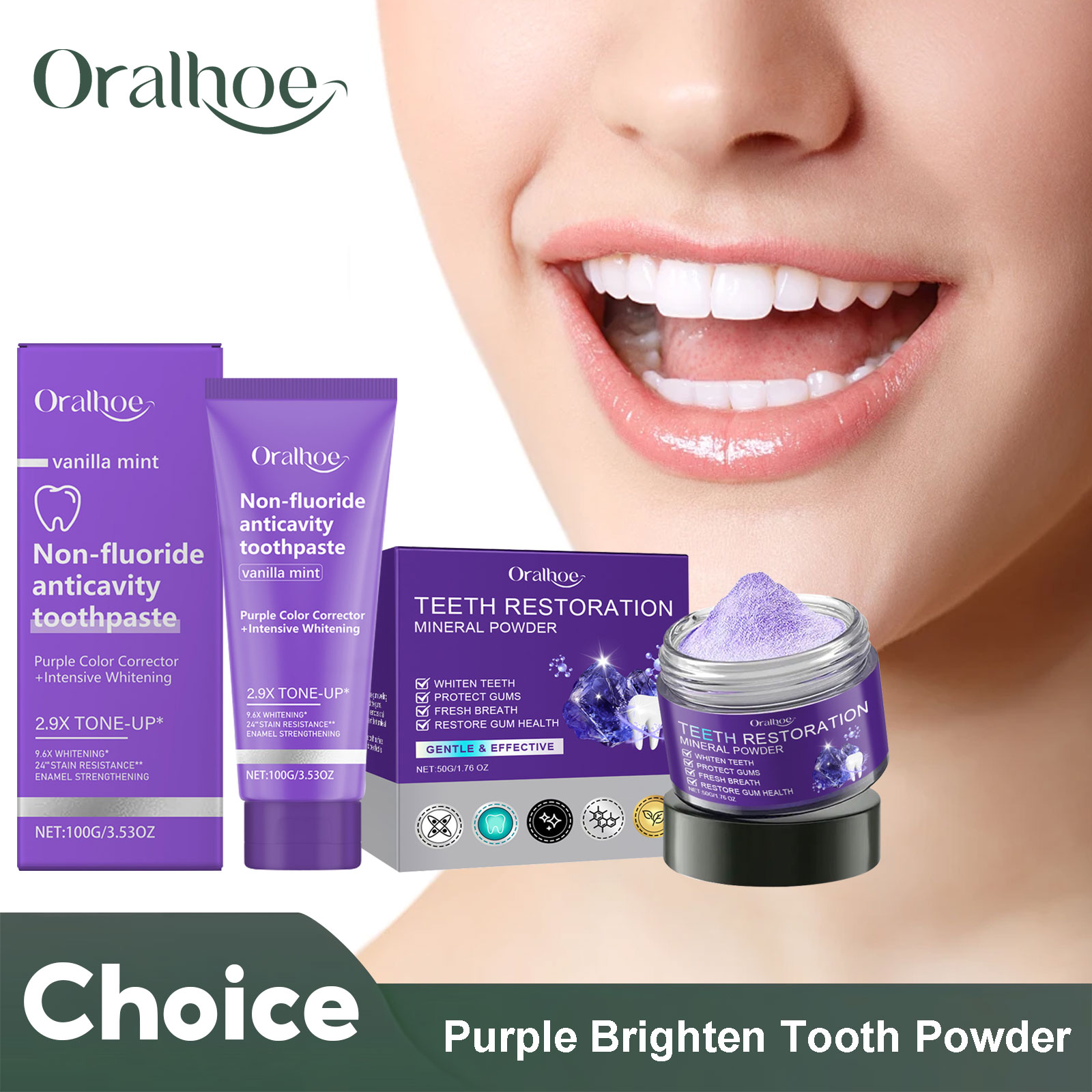 Teeth Restoration Mineral Powd – обзор и цена Teeth Whitening Powder