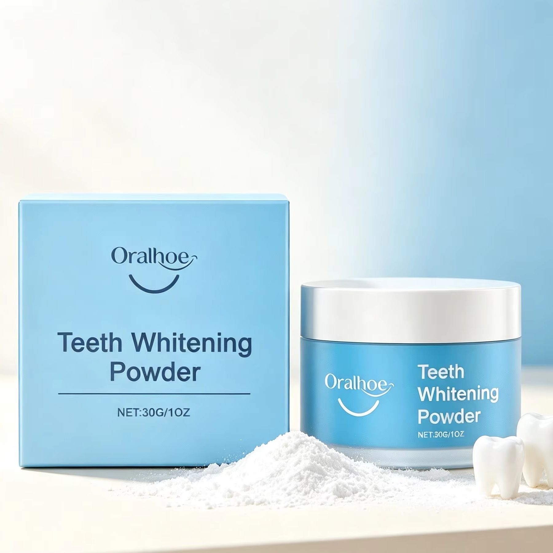 Зубной порошок Oralhoe для чис – обзор и цена Teeth Whitening Powder