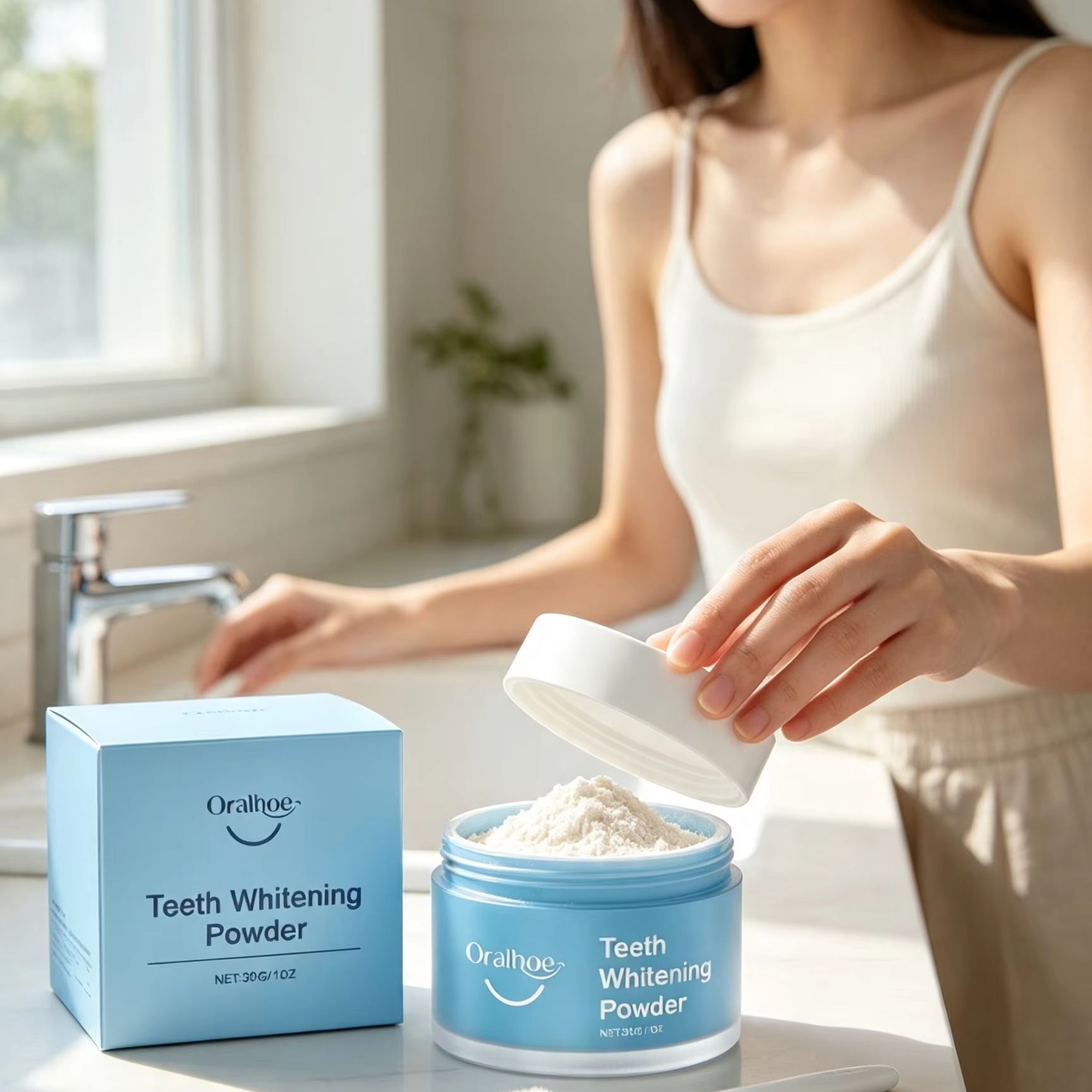 Зубной порошок Oralhoe для чис – обзор и цена Teeth Whitening Powder