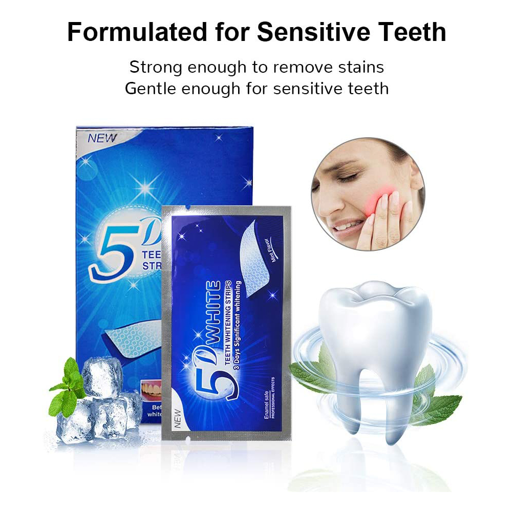 5D-полоски для отбеливания зуб – обзор и цена Teeth Whitening Paste
