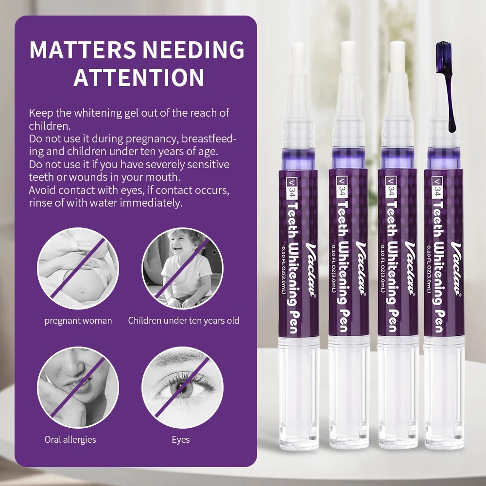Vaclav V34 Фиолетовая гелевая  – обзор и цена Teeth Whitening Gels Used By Dentists